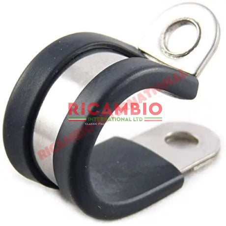 Rubber Lined Stainless Steel P Clip - Fuel System