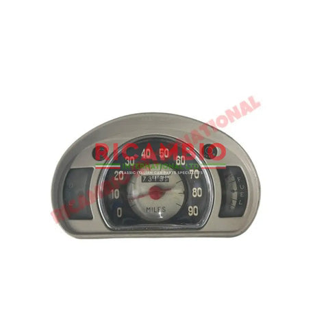 Second Hand Complete Speedo Unit (M.P.H) - Classic Fiat 600 - Fiat 600 Ignition & Electrical Items
