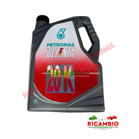 Selenia 20K Oil 1Ltr (10W40) Semi-Synthetic - Classic Fiat Panda,Uno,Cinquecento,Seicento,Punto Mk1 - Service Items