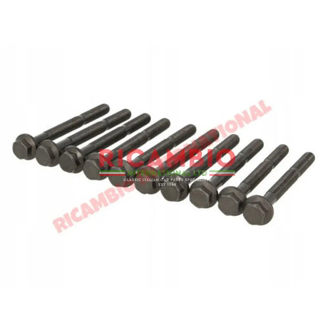 Set Head Bolts - Fiat Panda Uno Cinquecento Seicento Fiat 500 Alfa Romeo Mito - Engine Parts