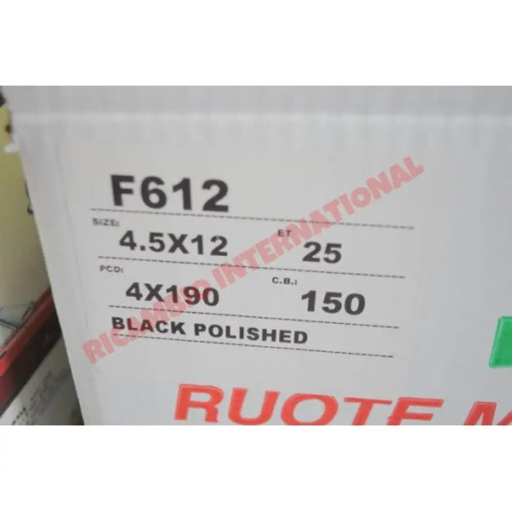 Set of Alloy Wheels (190PCD) - Classic Fiat 500 126 - Modifications