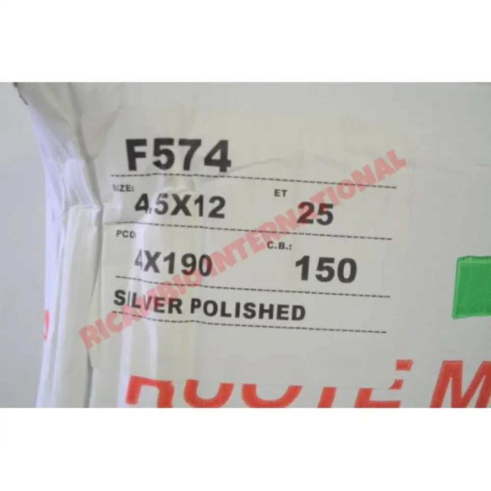 Set of Alloy Wheels (Mille Miglia) - Classic Fiat 500 126 - Wheels - Tyres & Tubes