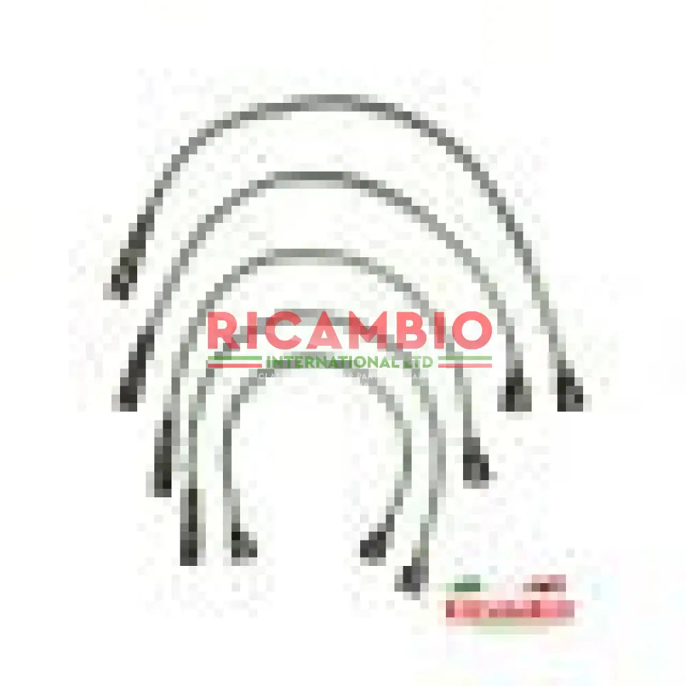 Set of Ignition/HT Leads - Fiat 600D - Green Copper Wire (124) - Fiat 600 Ignition & Electrical Items