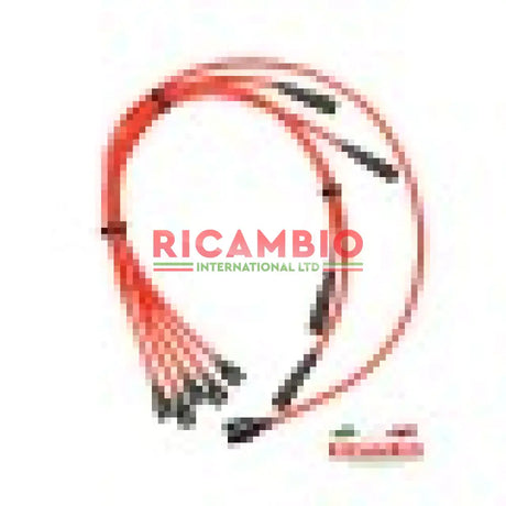 Set of Ignition/HT Leads - Fiat 600D - Red (600) - Fiat 600 Ignition & Electrical Items