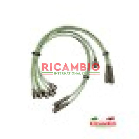 Set of Ignition HT Leads - Fiat 850 - Green Copper Wire (850) - Service Items