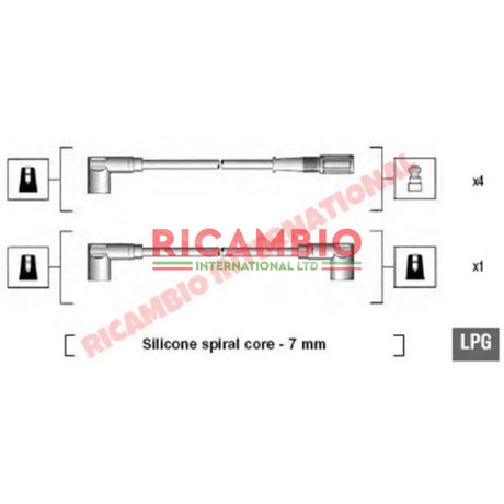 Set of Ignition/HT Leads - Fiat Uno MK2 - Ignition & Electronic Parts