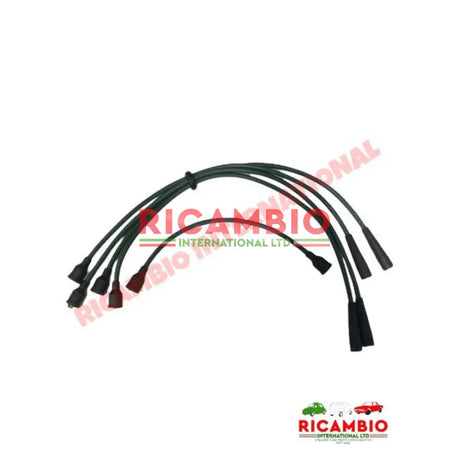 Set of Ignition HT Leads (GREEN) - Fiat 1300,1500 - Ignition & Electrical Items