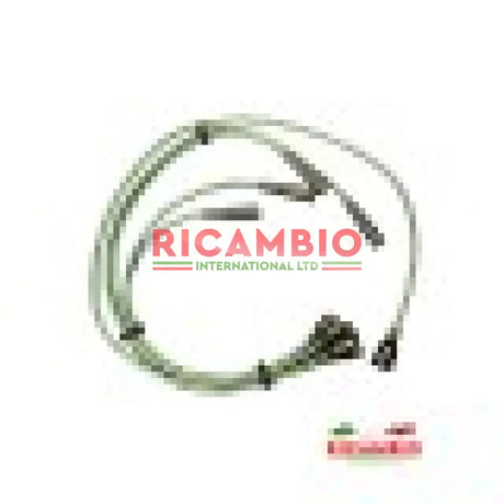 Set of Ignition Leads - Fiat 124 - Green Copper Wire (124) - Ignition & Electrical Parts