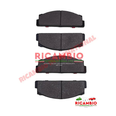 Set of Rear Brake Pads (HIGH PERFORMANCE) - Fiat Classic Panda