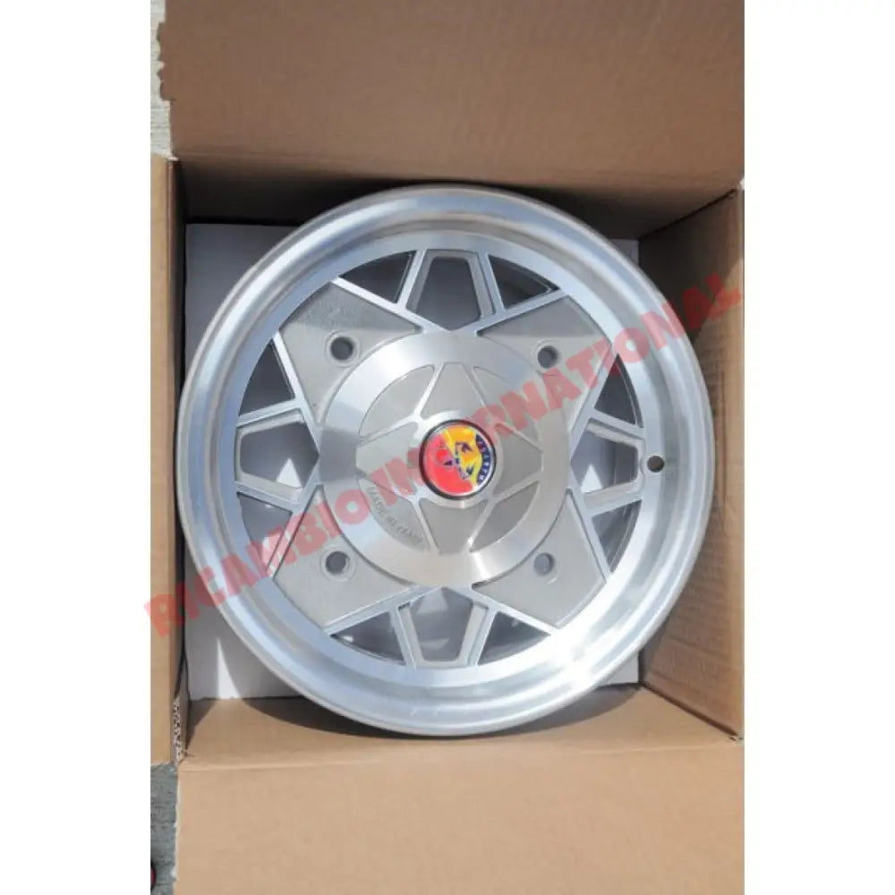 Set of Silver & Alloy Wheels (Mille Miglia) - Classic Fiat 500 - Wheels - Tyres & Tubes