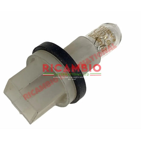 Side Light Bulb Holder Grommet & Bulb - Classic Fiat 500,126,600,850,124 & many other applications - Lights - Lamps &