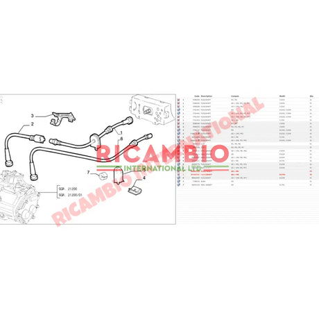 Speedo Cable - Fiat Cinquecento - Cables and Clips