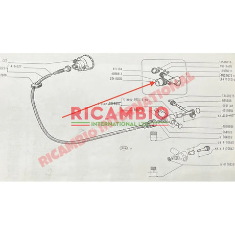 Speedo Drive Gear - Classic Fiat 500R 126 - Cables - Clips & Springs