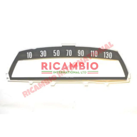 Speedo Front Speedometer Glass (KM/H) - Classic Fiat 500 - Classic Fiat 500 Parts & Spares