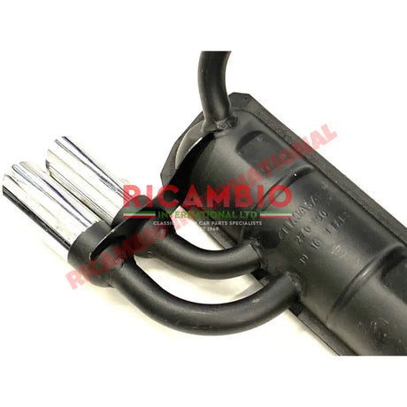 Sports Exhaust TWIN CHROME Pipes - Classic Fiat 500 126 - 594cc/650cc Exhaust