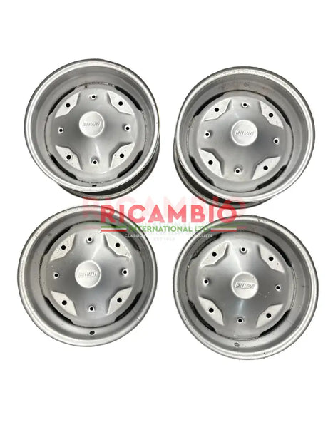 Steel Road Wheel Rim Kit - Classic Fiat 500R - Wheels - Tyres and Tubes