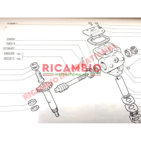 Steering Box Threaded Plug - Classic Fiat 500 126 - Steering