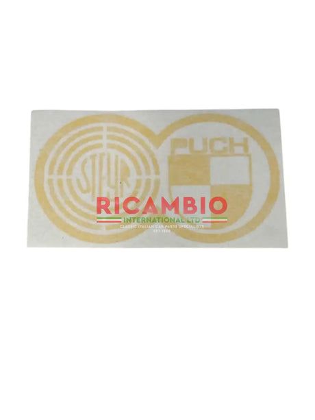 Sticker Decal ’ STEYR PUCH’ - Stickers & Badges