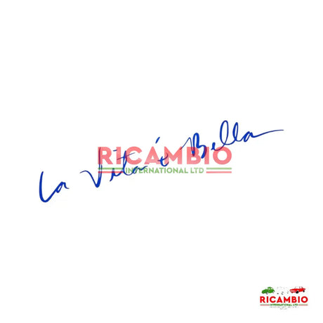 Sticker ’La Vita e Bella’ - Blue