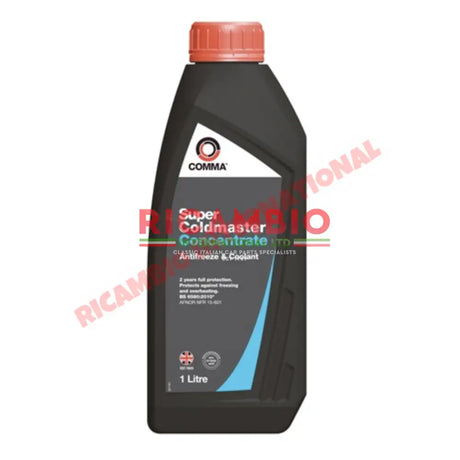 Super Coldmaster BLUE Antifreeze & Coolant - Concentrated (1 litre) - Heating & Cooling