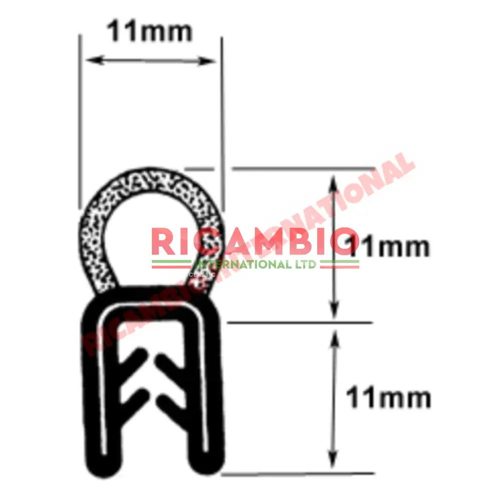 Tailgate Seal - Classic Fiat 126 - Gaskets - Seals - Grommets and Rubber Parts
