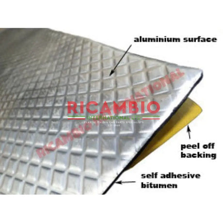 Thermal Sound Dampening Pads - All Fiat & Lancia Classic Cars - Insulation & Sound