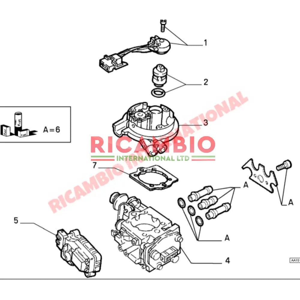 Throttle Body Stepper Motor - Classic Fiat Panda,Uno Lancia Y10 - Lancia Y10