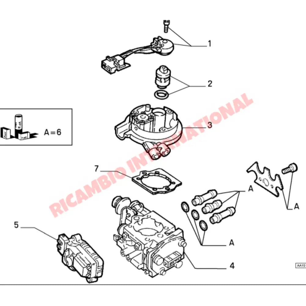 Throttle Body Stepper Motor - Classic Fiat Panda,Uno Lancia Y10 - Lancia Y10