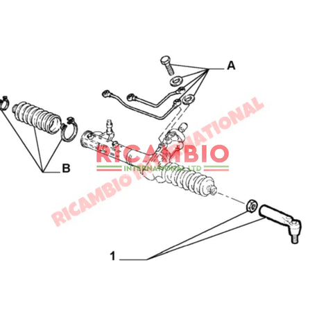 Track Rod End - Fiat Coupe 20V Marea Alfa Romeo GTV/Spider - Steering - Shaft & Suspension