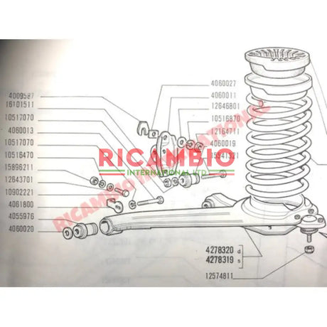 Trailing Arm Bush - Fiat 125,132,Argenta 1100,1300,1500 - Bushes & Silent Blocks