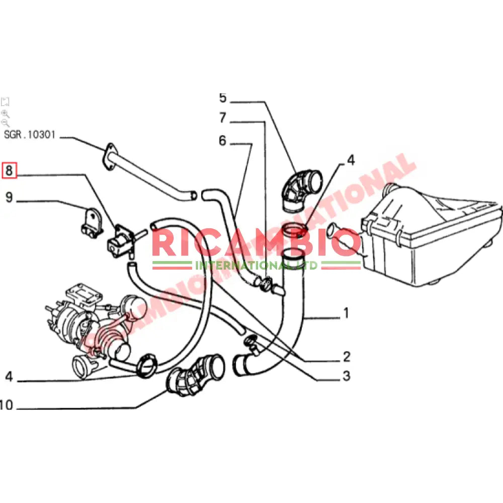 Turbo Electro Valve - Fiat Panda Fiat Uno Lancia Delta Integrale Alfa GTV Spider - Electrical