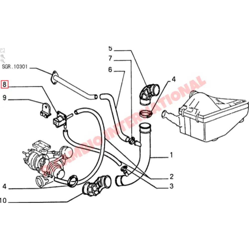 Turbo Electro Valve - Fiat Panda Fiat Uno Lancia Delta Integrale Alfa GTV Spider - Electrical