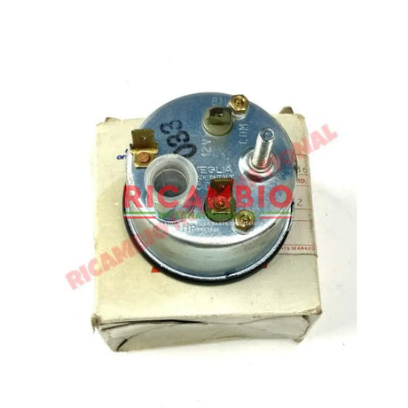 Veglia Oil Pressure Gauge - Classic Fiat 500,126,127,128 - Ignition and Electrical System