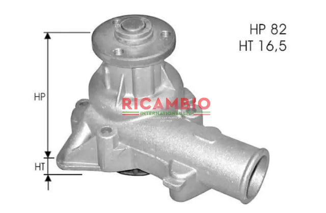 Water Pump & Gaskets - Fiat 124,131 & 132 - Heating & Cooling