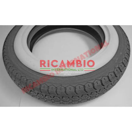 White Wall Tyre Trim 13 INCH - Classic Fiat 500 126 600 - Bumpers & Assorted Exterior Trim