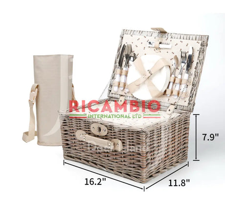Wicker Picnic Hamper 4 Person - Classic Fiat 500,600 - Exterior Parts and Trim