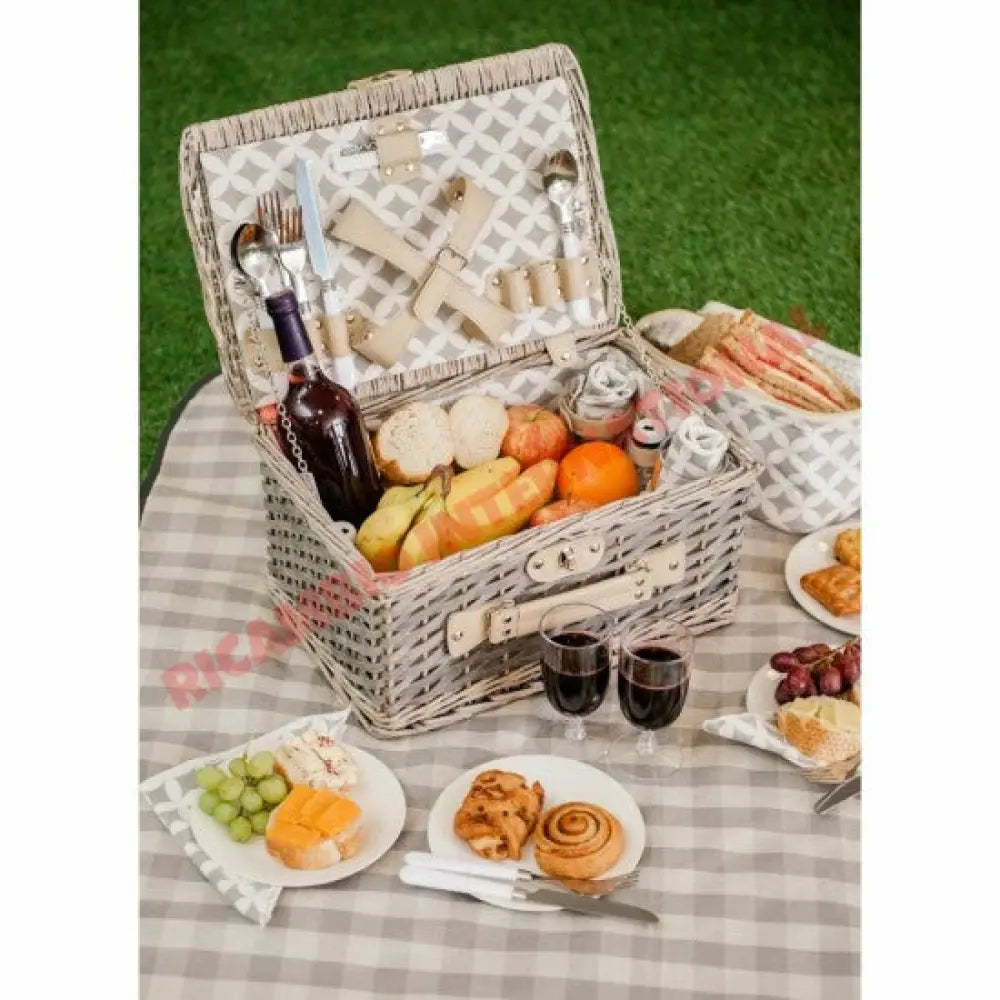 Wicker Picnic Hamper 4 Person - Classic Fiat 500 - Exterior Parts and Trim