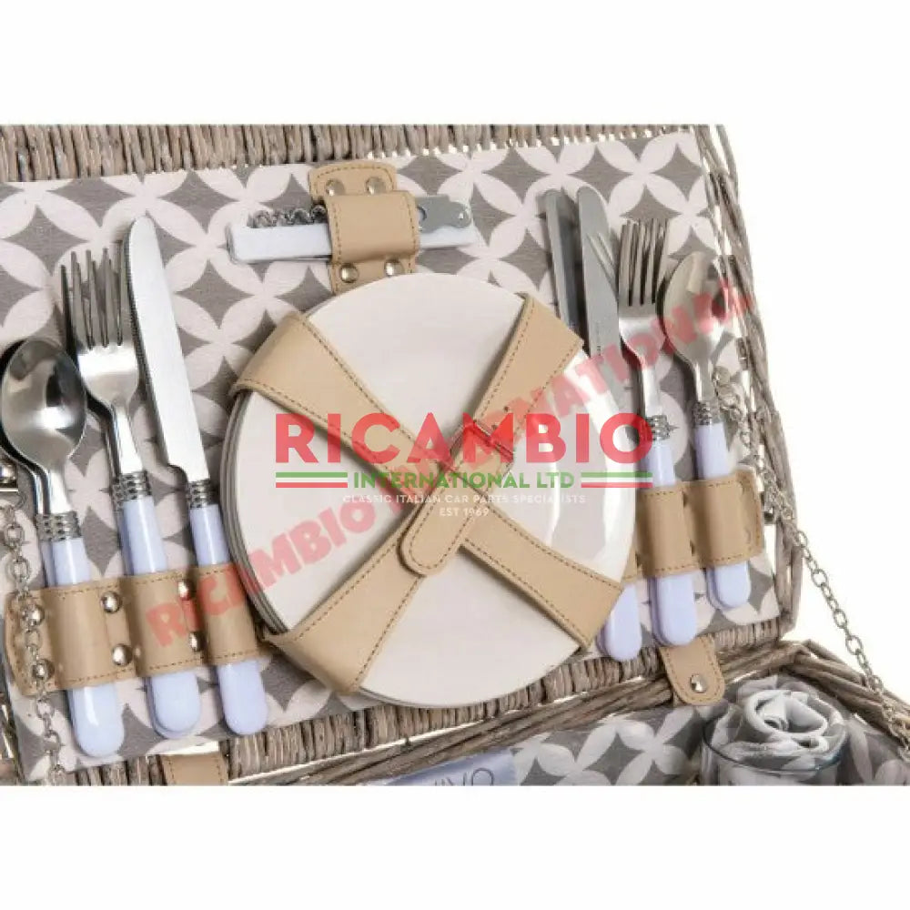 Wicker Picnic Hamper 4 Person - Classic Fiat 500 - Exterior Parts and Trim