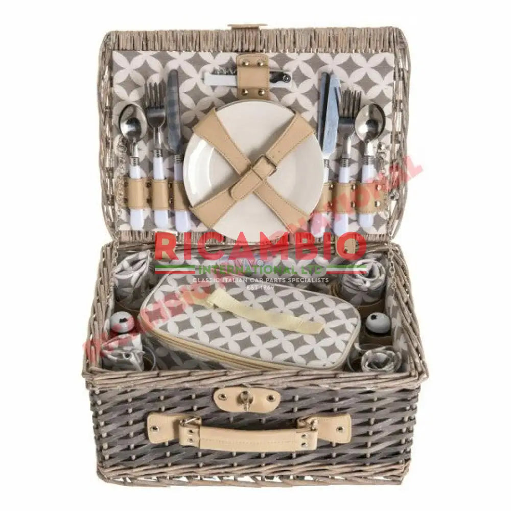 Wicker Picnic Hamper 4 Person - Classic Fiat 500 - Exterior Parts and Trim