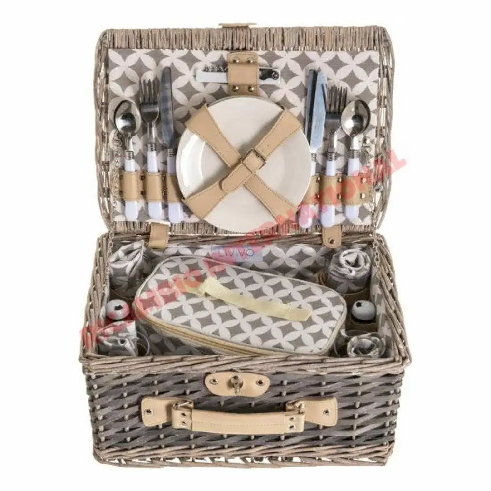 Wicker Picnic Hamper 4 Person - Classic Fiat 500 - Exterior Parts and Trim