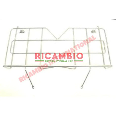 Wicker Picnic Hamper & Chrome Luggage Rack Kit - Classic Fiat 500 - Classic Fiat 500 Parts & Spares