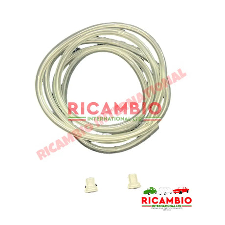 Windscreen Water Drain Kit - Classic Fiat 500 Autobianchi Bianchina - Gaskets - Grommets and Rubber Parts