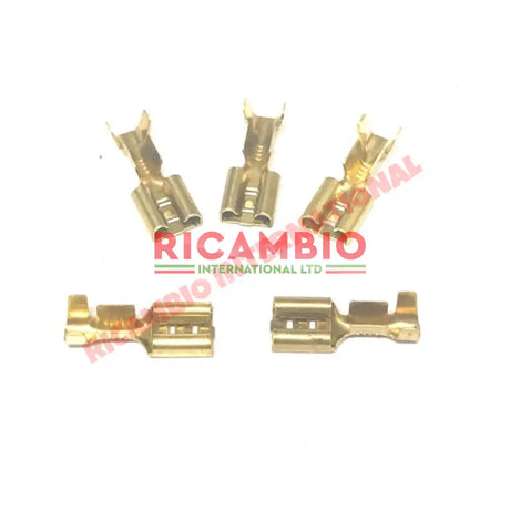 Wiring Loom Spade Connections (5) - Classic Fiat 500 - Lights - Lamps and Lenses