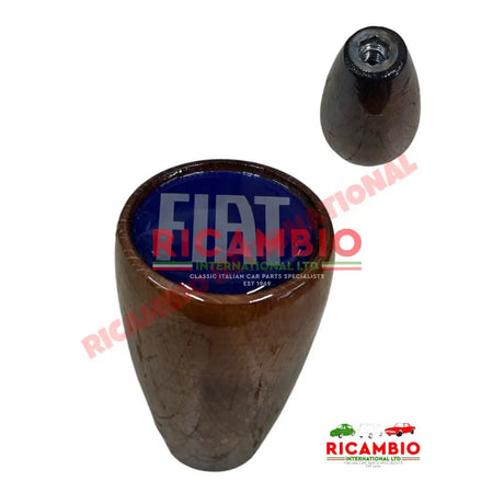 Wooden Fiat Gear Knob - Classic Fiat 500,126 - Gearbox & Parts