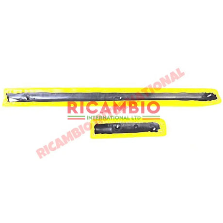 Yellow Dashboard Knee Pad Kit - Classic Fiat 500 F/L/R - Knee Pads - Console & Related Parts