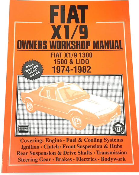 Books & Manuals - Fiat X19