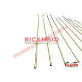 12 Piece Chrome Trim Moulding Kit - Autobianchi Bianchina Convertible - Exterior Trim