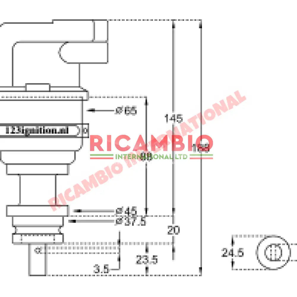 123 Bluetooth Programable Electronic Distributor - Fiat 124 131 - Ignition & Electrical Parts