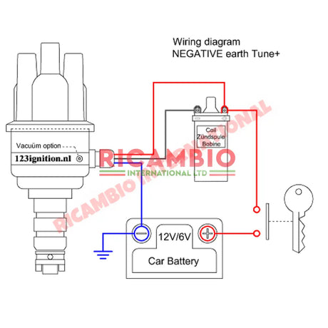 123 Electronic Bluetooth Distributor - Lancia Fulvia - Lancia Fulvia Ignition & Electrical Items