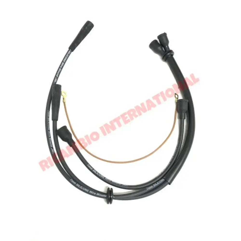 Set of Ignition/HT Leads (Black) - Classic Fiat 500 - Classic Fiat 500 Parts & Spares